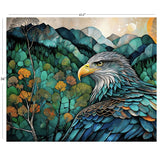 Collection Le Belvédère de l'Aigle-Panneau Le Belvédère de l'Aigle 43.5" x 36"-Multi-100% Coton  16260106P-01