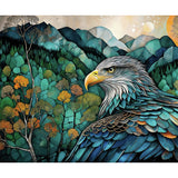 Collection Le Belvédère de l'Aigle-Panneau Le Belvédère de l'Aigle 43.5" x 36"-Multi-100% Coton  16260106P-01
