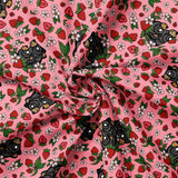 Justine Proulx SS26 Collection-Bears and Strawberries-Pink-Quilting Cotton-17260103-01