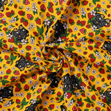 Justine Proulx SS26 Collection-Bears and Strawberries-Yellow-Quilting Cotton-17260103-02