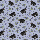 Justine Proulx SS26 Collection-Bears and Blueberries-Light Denim-Quilting Cotton-17260104-02