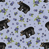 Justine Proulx SS26 Collection-Bears and Blueberries-Light Denim-Quilting Cotton-17260104-02