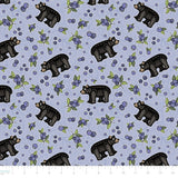 Justine Proulx SS26 Collection-Bears and Blueberries-Light Denim-Quilting Cotton-17260104-02