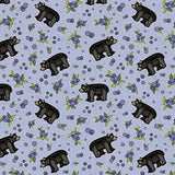 Justine Proulx SS26 Collection-Bears and Blueberries-Light Denim-Quilting Cotton-17260104-02