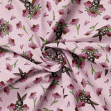 Collection Justine Proulx SS26-Lièvres et Fleurs-Rose Pâle-17260105-02