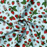 Collection Justine Proulx SS26-Abeilles et Fraises-Bleu Pâle-17260107-02