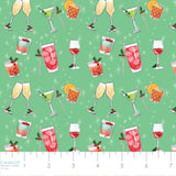 North Pole Social Club Collection-Happy Hour-Mint-100% Cotton-19010105-01