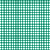 Printed  Green  Gingham Fabric - 65 %Poly  35%Cotton
