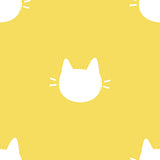 Litter-ary Cats Collection-Kitty Dots-Yellow-Quilting Fabrics-21170105-04