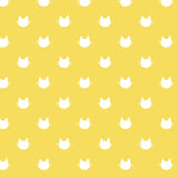 Litter-ary Cats Collection-Kitty Dots-Yellow-Quilting Fabrics-21170105-04