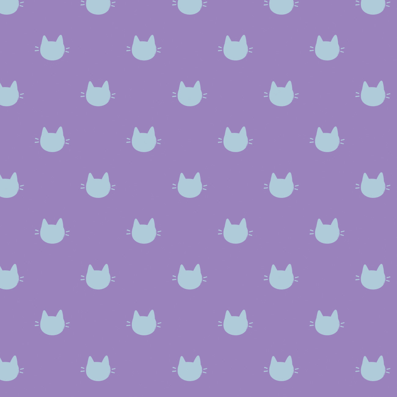 Litter-ary Cats Collection-Kitty Dots-Purple-Quilting Fabrics-21170105-05