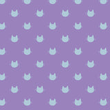 Litter-ary Cats Collection-Kitty Dots-Purple-Quilting Fabrics-21170105-05