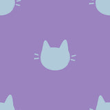 Litter-ary Cats Collection-Kitty Dots-Purple-Quilting Fabrics-21170105-05