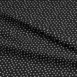 Printed Black Star Fabric - 65 %Poly  35%Cotton