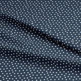 Printed  Print Indigo Star Fabric - 65 %Poly  35%Cotton