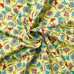 Summertime Sketches Collection-Conservatory-100% Cotton-Light Yellow