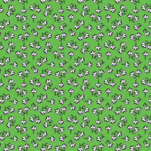 Summertime Sketches Collection-Cotton Branches-100% Cotton-Green