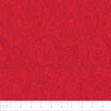 Summertime Sketches Collection-Wild Garden Tonal-100% Cotton-Red