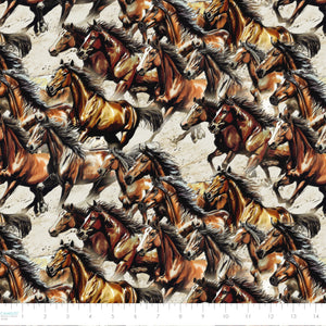 Flying Horse Stables Collection-Harras-100% Cotton-Cream