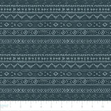 Flying Horse Stables Collection-Saddle Leather-100% Cotton-Blue