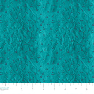 Fox Grove Collection-Peaks-100% Cotton-Teal
