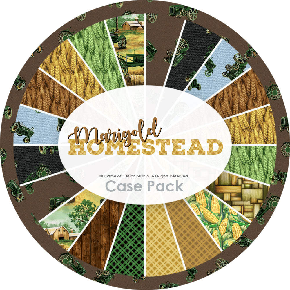 Marigold Homestead Collection Super Stack Case Pack (195 Yards)-100% Cotton-Multi