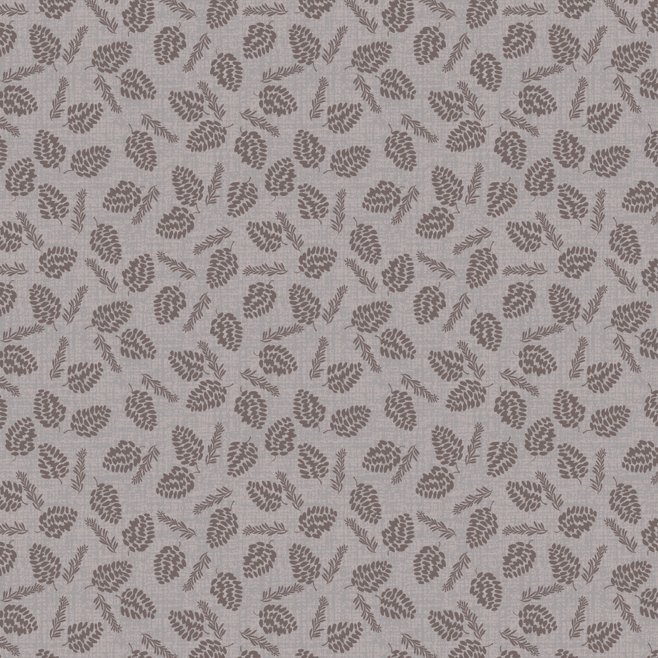 Misty Mountain Collection-Forest Treasures-100% Cotton-Soft Grey
