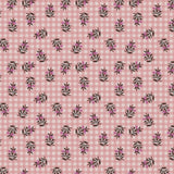 Collection Cottagecore-Vichy Floral-100% Coton-Rose-21230904-02