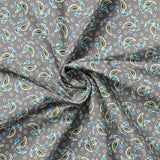 Winter Paisley Collection-Deconstructed Paisley-100% Cotton-Grey-21231003-04
