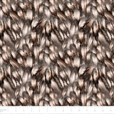 Eagle's Nest Collection-Feathers-Quilting Cotton- Dark Taupe -21231201-04