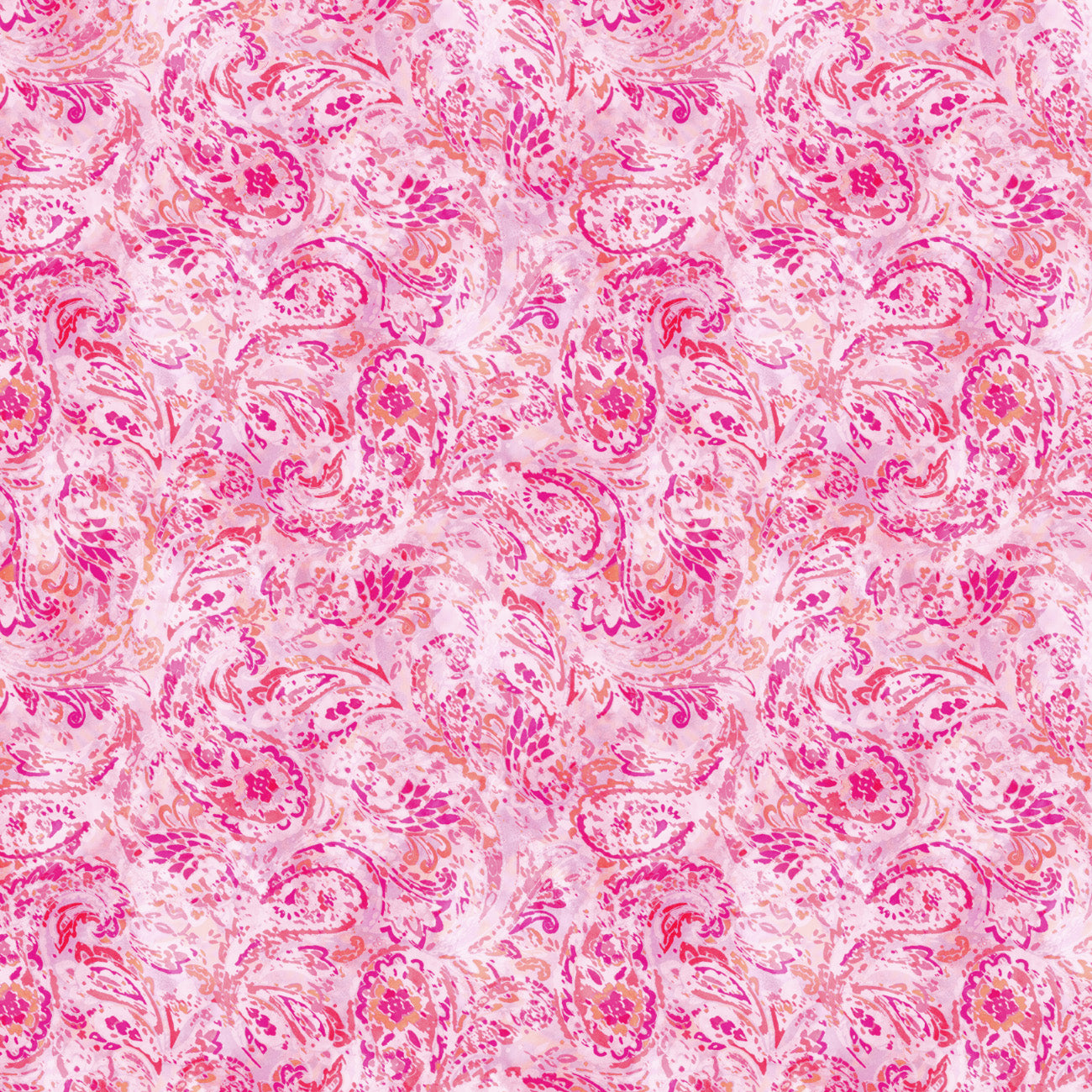Daphne Collection-Paisley Swirls-Pink-100% Cotton 21231301-03