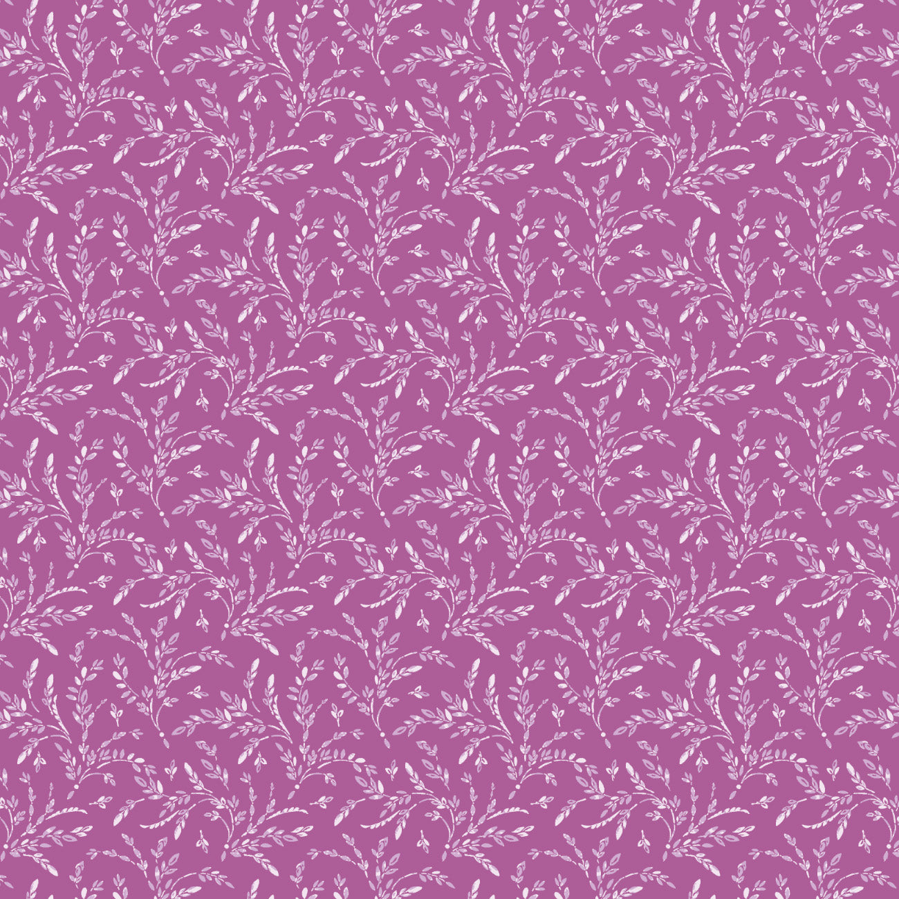Daphne Collection-Airy Botanical-Purple-100% Cotton 21231305-02