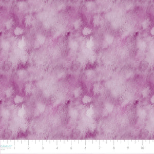 Daphne Collection-Watercolour Wash-Purple-100% Cotton 21231306-02