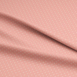 Printed  PINK CHAI  Swiss Dot   Fabric - 65 %Poly  35%Cotton