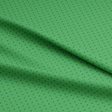 Printed  GREEN  Swiss Dot   Fabric - 65 %Poly  35%Cotton