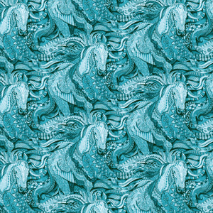 Rhapsody Collection-Spirit of the Plains-Blue-100% Cotton 21240101-02