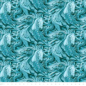 Rhapsody Collection-Spirit of the Plains-Blue-100% Cotton 21240101-02