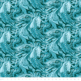 Rhapsody Collection-Spirit of the Plains-Blue-100% Cotton 21240101-02