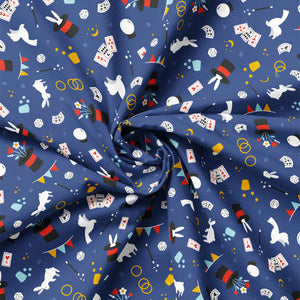 Abracadabra Collection-Make Some Magic-Navy-100% Cotton-21240201-01