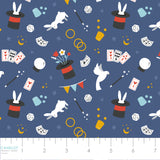 Abracadabra Collection-Make Some Magic-Navy-100% Cotton-21240201-01