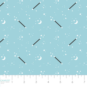 Abracadabra Collection-Magic Wand-Light Blue-100% Cotton-21240203-01