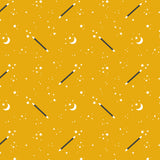 Abracadabra Collection-Magic Wand-Mustard-100% Cotton-21240203-02