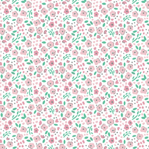 Rodeo Rose Collection-Field of Flowers-White-100% Cotton-21240303-01