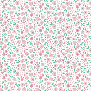 Rodeo Rose Collection-Field of Flowers-White-100% Cotton-21240303-01