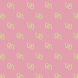 Rodeo Rose Collection-Lucky Horseshoes-Pink-100% Cotton-21240304-03