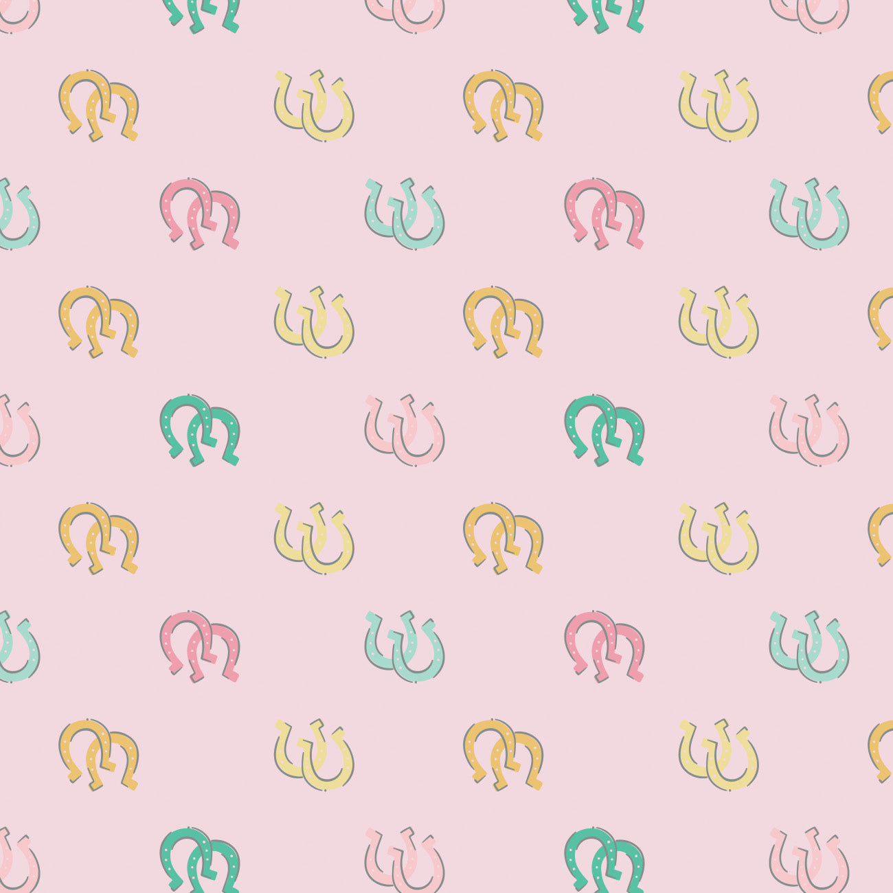 Fleece and Flannel 2025 Catalog-Lucky Horseshoes-Multi-Cotton Flannel-21240304B-04