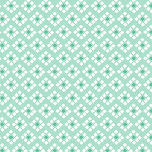 Collection Rodéo Rose- Géo Ouest -Aqua Pâle-100% Coton-21240306-02