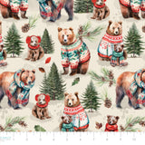 Merry Beary Collection-Solstice Snuggles-Cream-100% Cotton-21240401-01