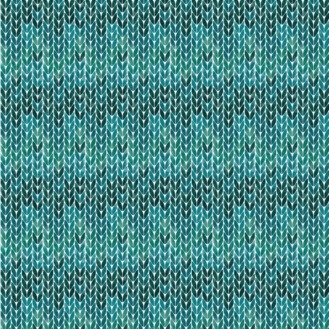 Collection Ours et Bonheur -Texture de Tricot -Aqua  -100% Coton-21240407-02