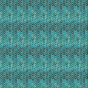 Collection Ours et Bonheur -Texture de Tricot -Aqua  -100% Coton-21240407-02